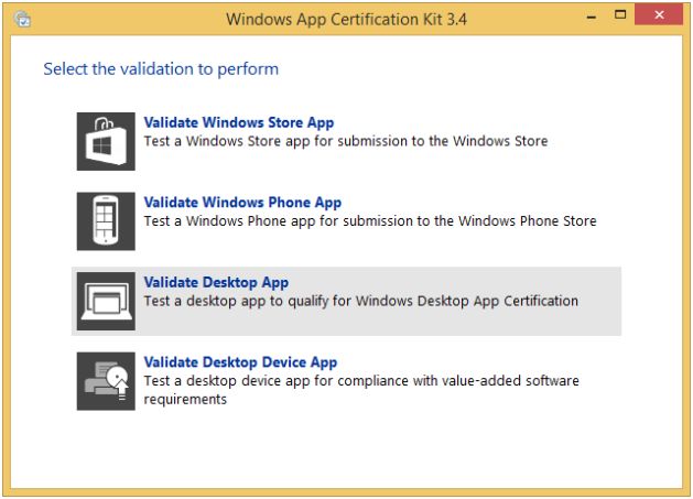 App Certification Kit